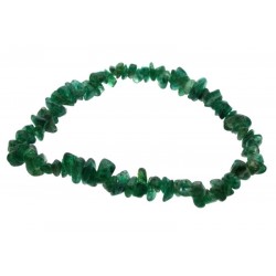 Green Aventurine Gemstone Chip Bracelet